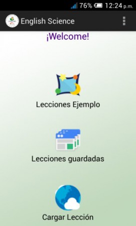 Aplicación English Science - Android